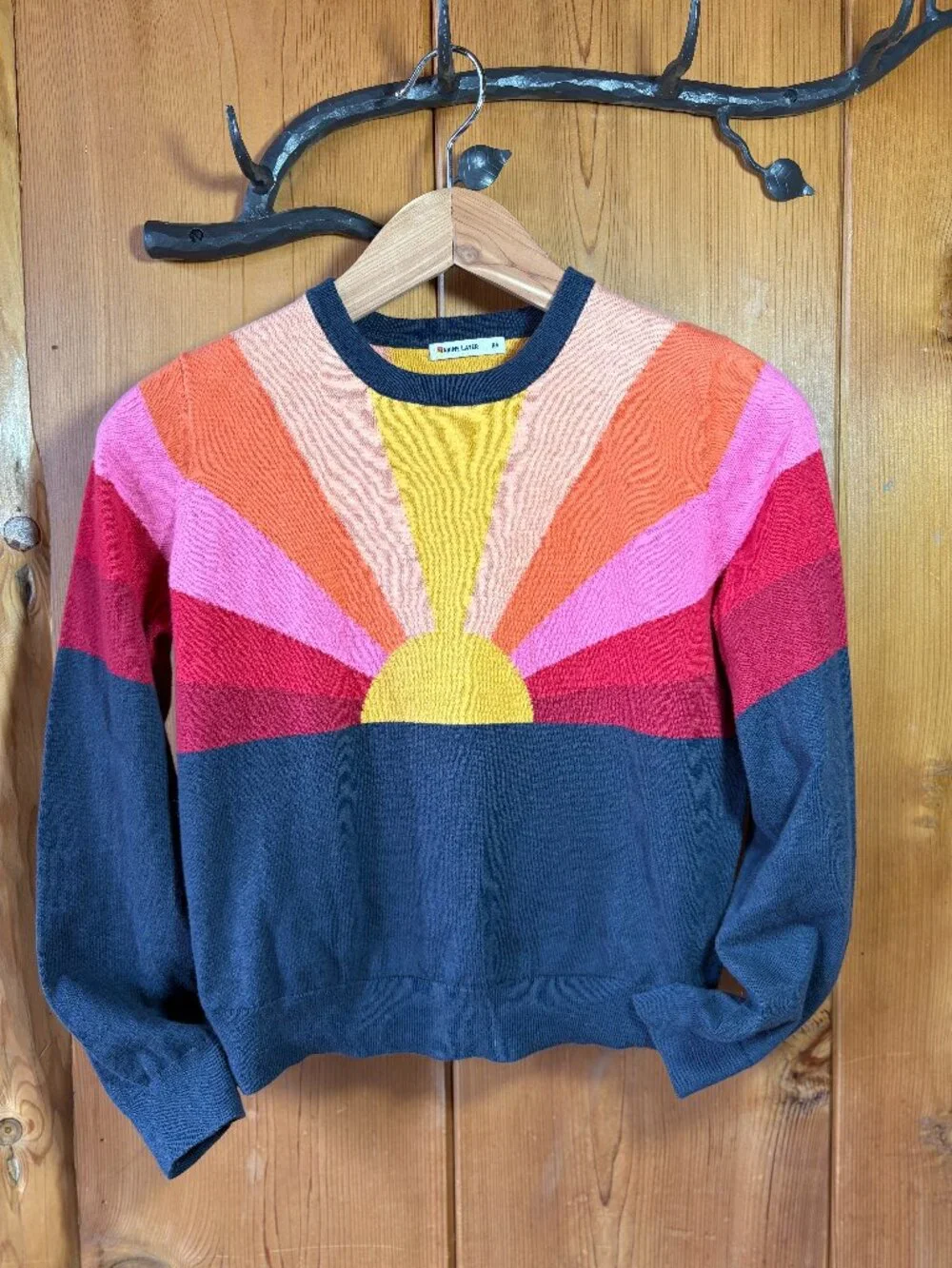 Marine Layer Sunset Icon Sweater - XS - Multi color navy blue - Picture 2 of 4